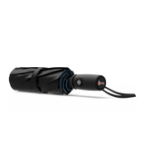 An image of a closed, Blue Sky colored travel Repel umbrella.