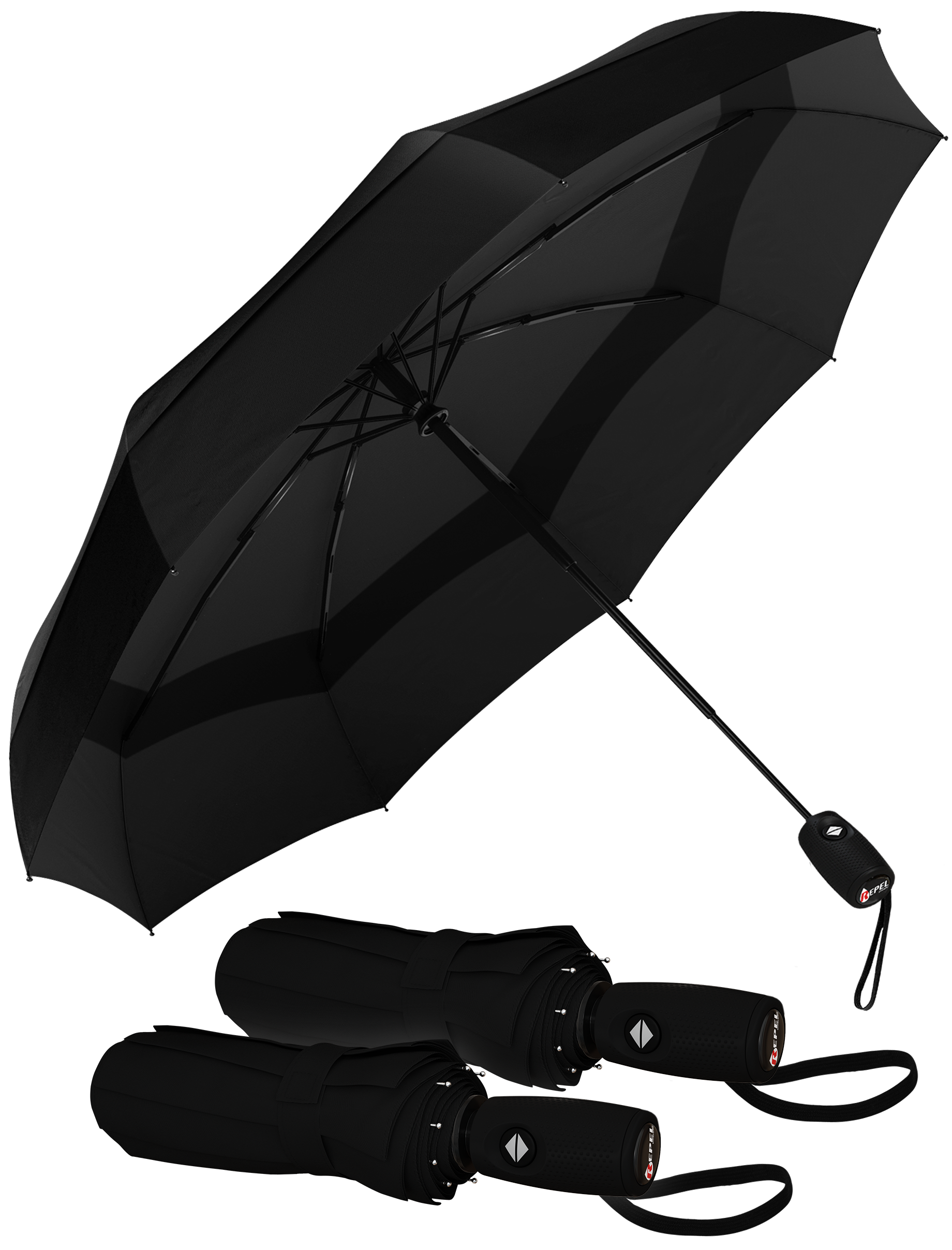 TTS Repel Windproof Travel Umbrella - Compact, Automatic
