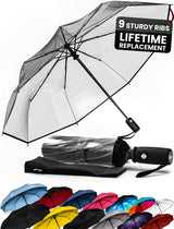 TTS Repel Windproof Travel Umbrella - Compact, Automatic