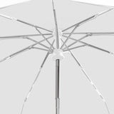 Repel Frosted Travel Umbrella – Windproof Compact Auto Open, White Trim