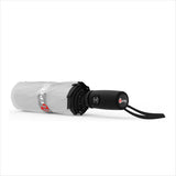 Repel Frosted Travel Umbrella – Windproof Compact Auto Open, Black Trim