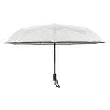 Repel Frosted Travel Umbrella – Windproof Compact Auto Open, Black Trim