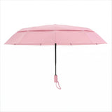 Repel Windproof Travel Umbrella – Pastel Pink Compact Auto Open
