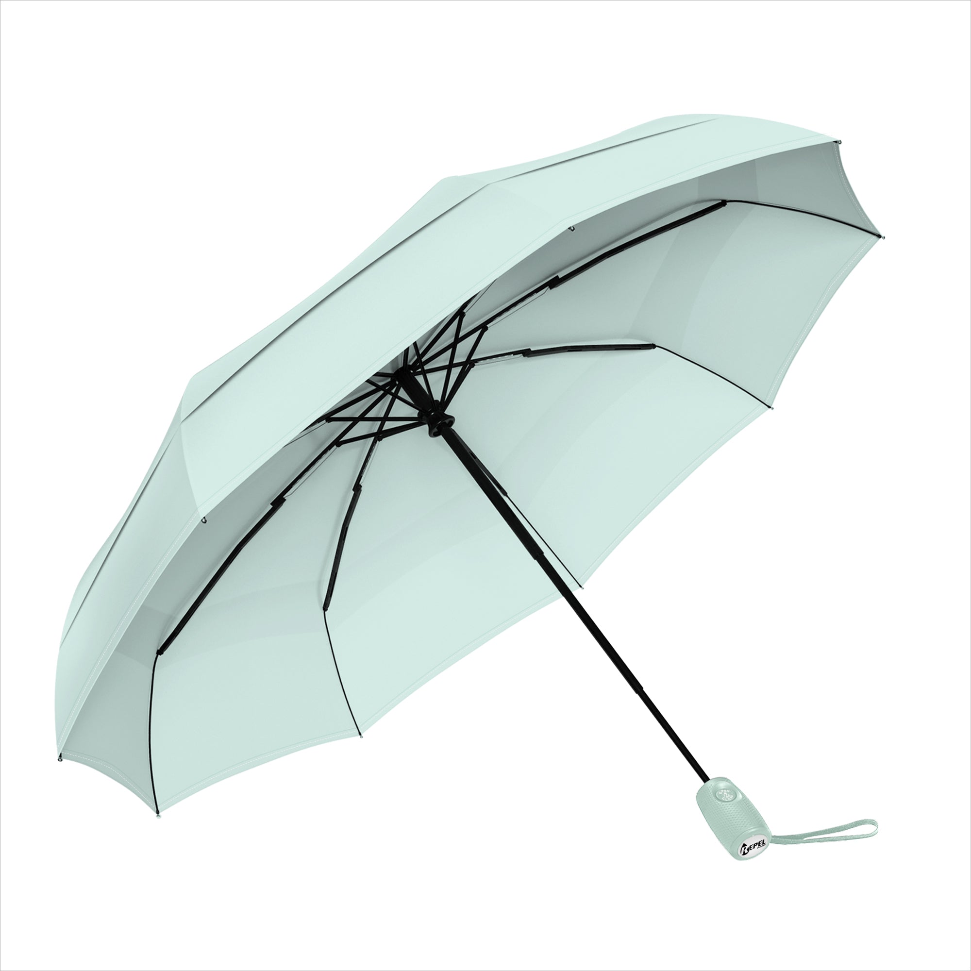 Repel Windproof Travel Umbrella – Pastel Mint Compact Auto Open