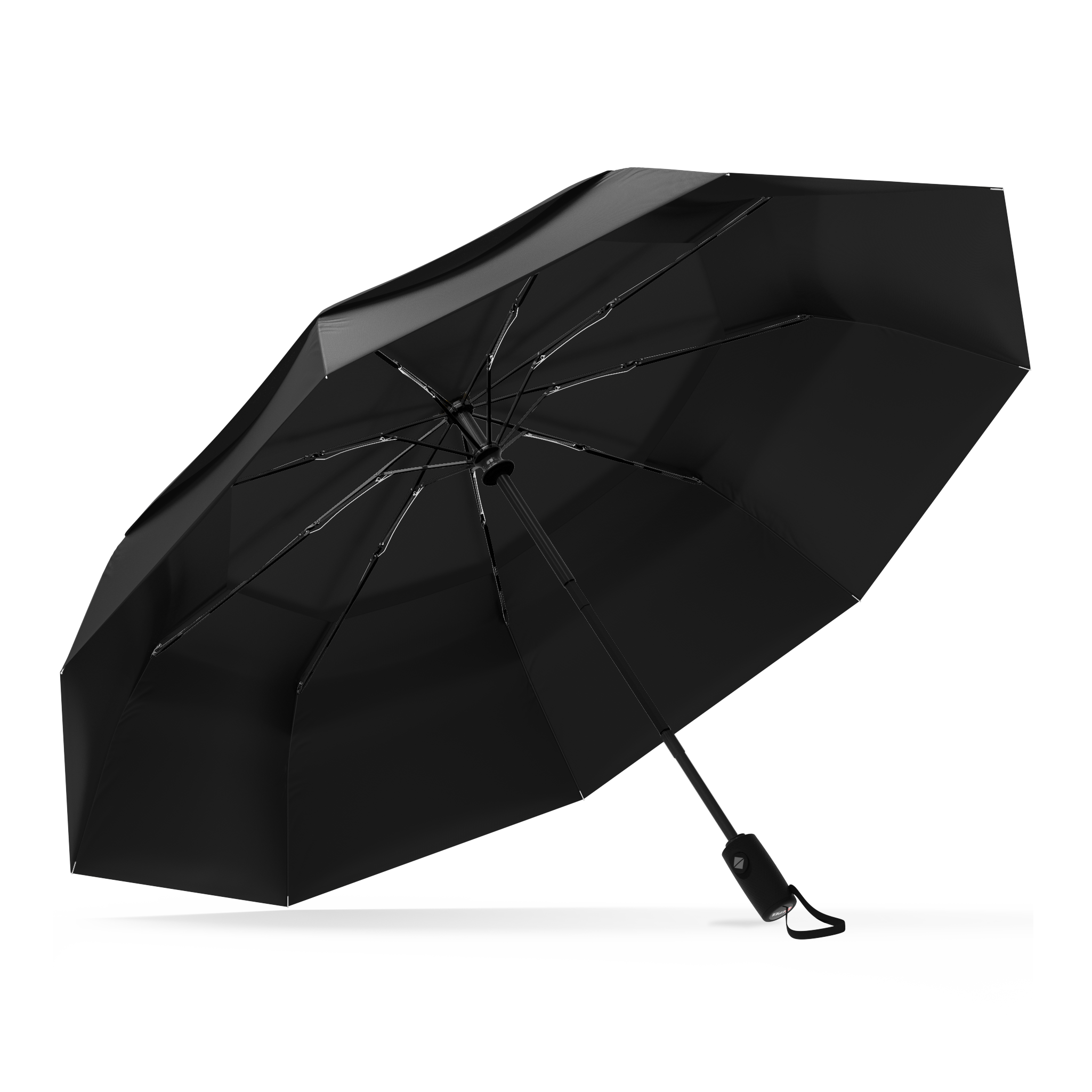 Windproof Travel Umbrella Compact, Automatic, Black – Repel Umbrella