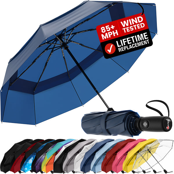 TTS Repel Windproof Travel Umbrella - Compact, Automatic