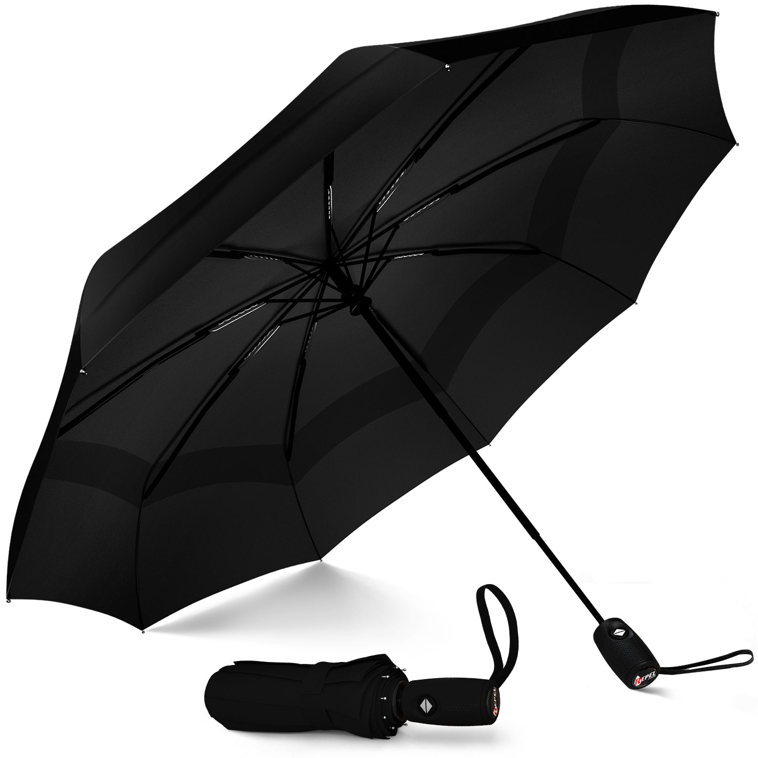 Windproof Travel Umbrella - Compact, Durable, Automatic