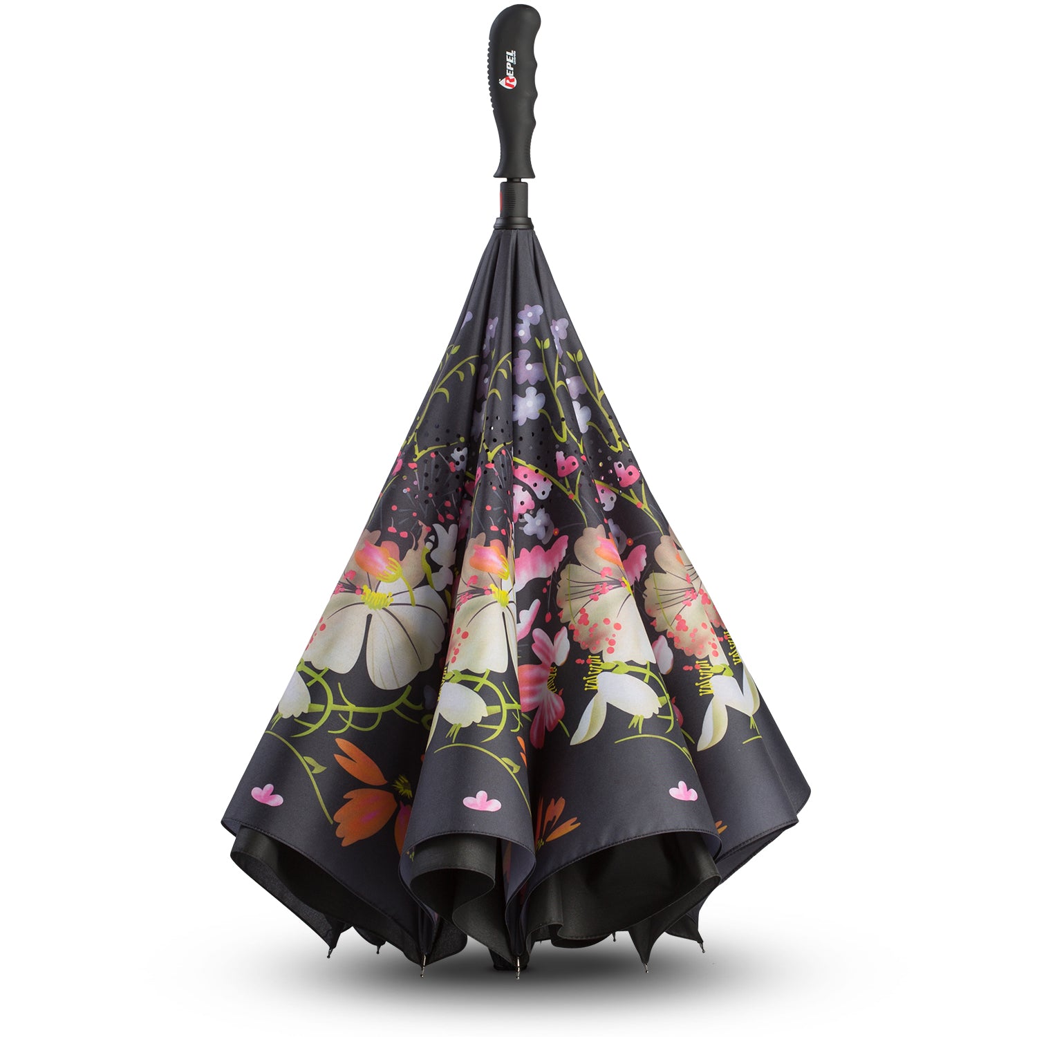 Reverse Folding Umbrella - Flower Bouquet