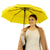 Windproof Travel Umbrella - Compact, Automatic, Yellow